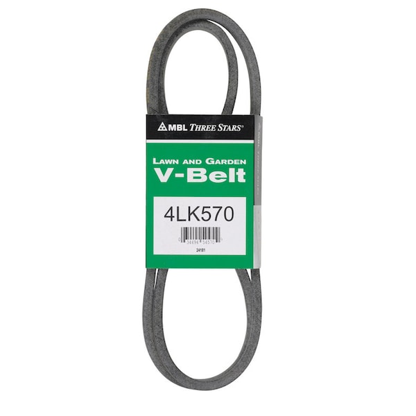 Mbl Mitsuboshi Super KB Standard V-Belt 0.5 in. W X 57 in. L For Riding Mowers 4LK570A - main
